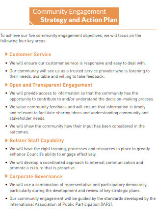 Community Engagement Strategy Action Plan