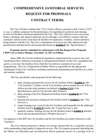 Comprehensive Cleaning Service Contract Proposal