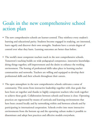Comprehensive School Action Plan