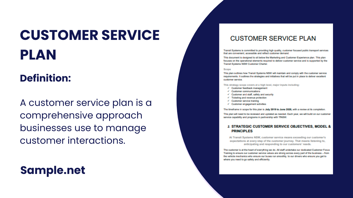 customer service plan