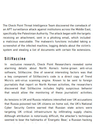 Cyber Research Analysis Report