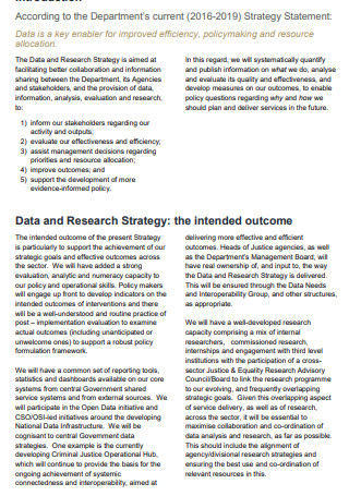 Data Research Strategy Plan
