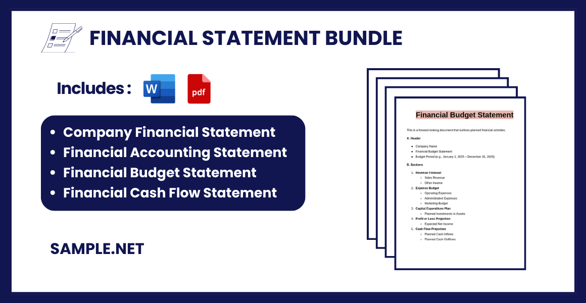 financial statement bundle