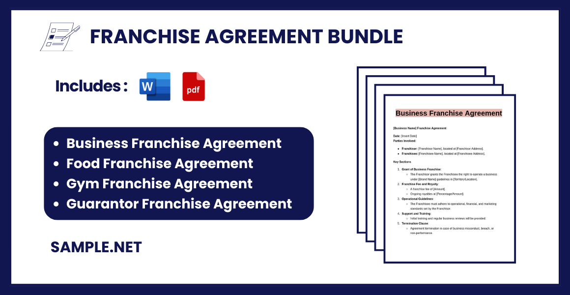 franchise agreement bundle