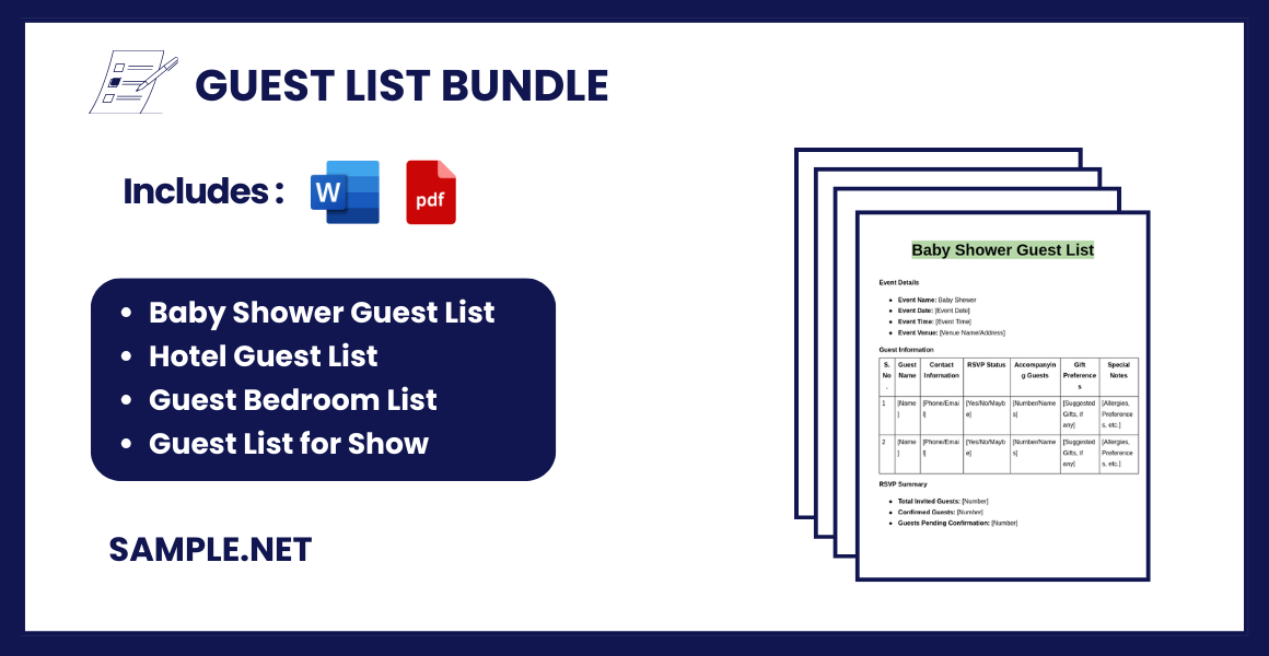 guest list bundle