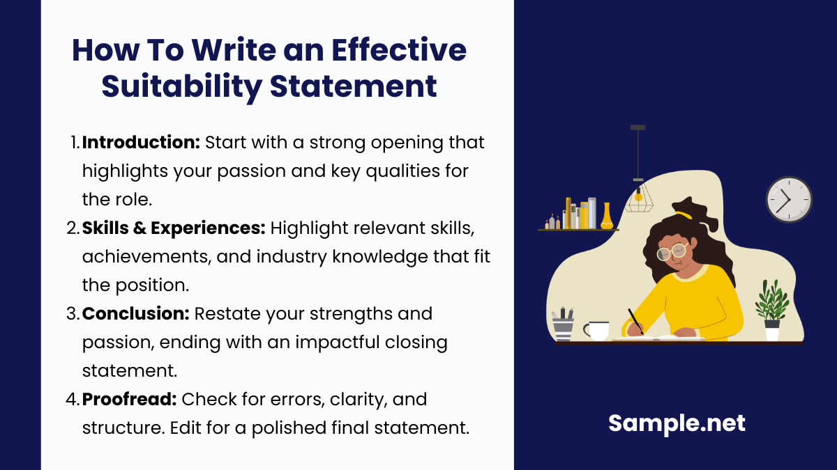 How To Write an Effective Suitability Statement