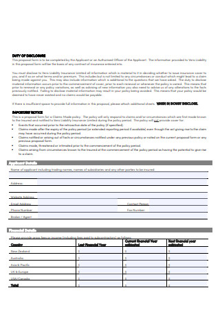 IT Product Proposal Form