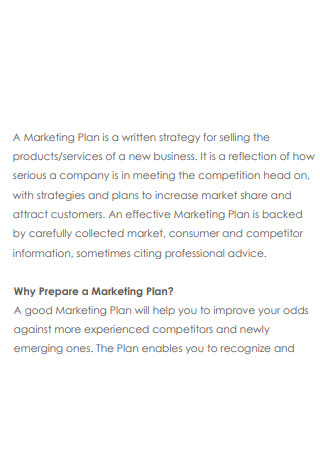 Improving Service Marketing Plan
