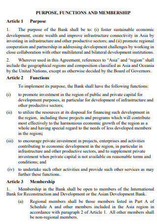 Infrastructure Investment Banking Agreement