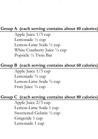 Liquid Diet Meal Plan