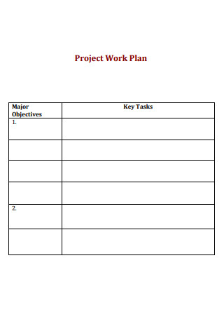 Monthly Project Research Work Plan