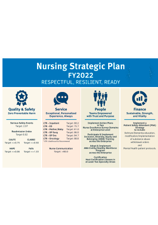 Nursing Strategic Plan Format