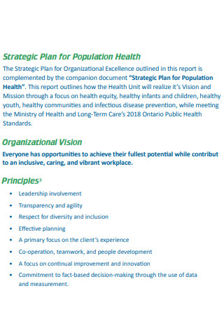 Organizational Excellence Strategic Plan