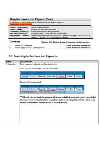 Payment Supplier Invoice