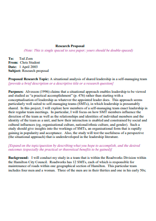 Printable Research Paper Proposal