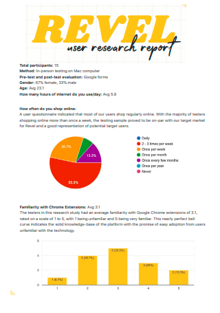 Printable User Research Report