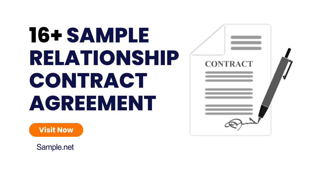 sample relationship contract agreement 1
