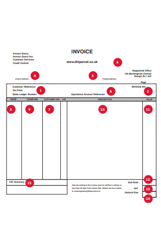 Sample Customer Invoice