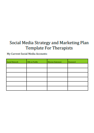 Social Media Strategy and Marketing Plan
