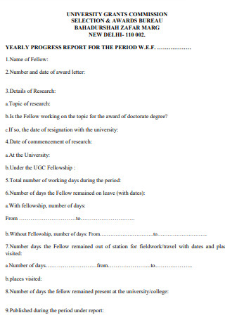 Social Science Research Progress Report