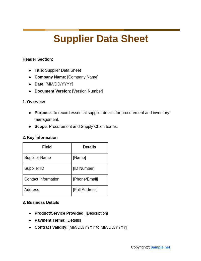 Supplier Data Sheet Google Docs 11 11 2024 10 53 AM