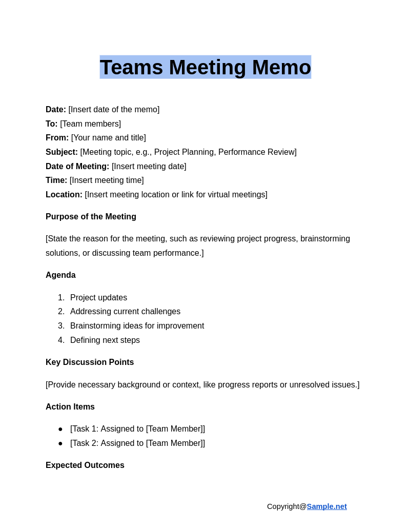 Teams Meeting Memo Google Docs 01 10 2025 04 52 PM