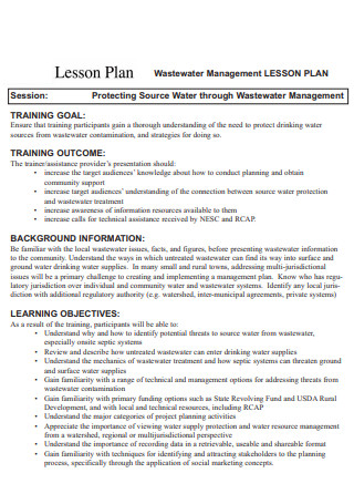 Trainer Lesson Plan in PDF