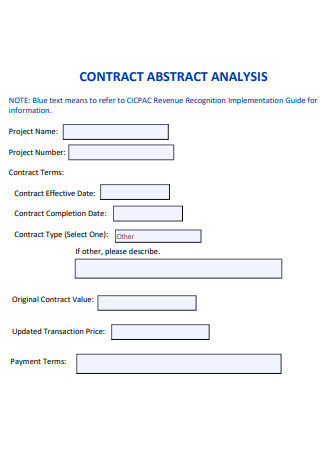 Abstract Contract Analysis Tool