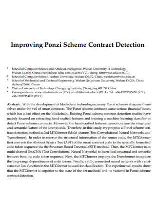 Abstract Scheme Contract Detection