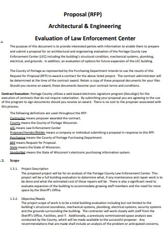 Architectural Evaluation of Law Enforcement Proposal