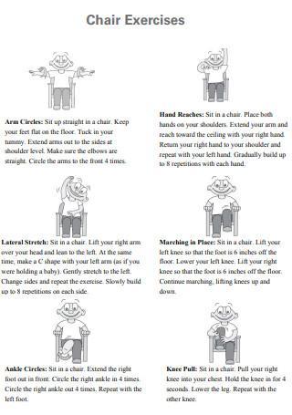 Chair Exercise Plan