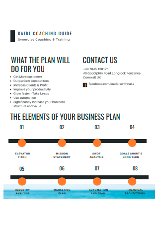 Coaching Business Plan Example