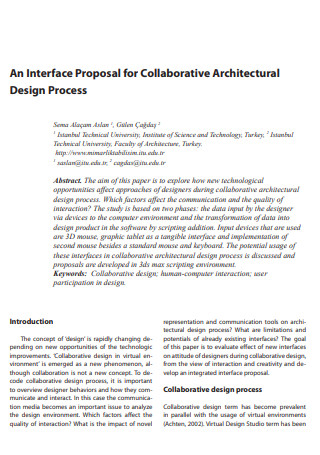 Collaborative Architectural Proposal