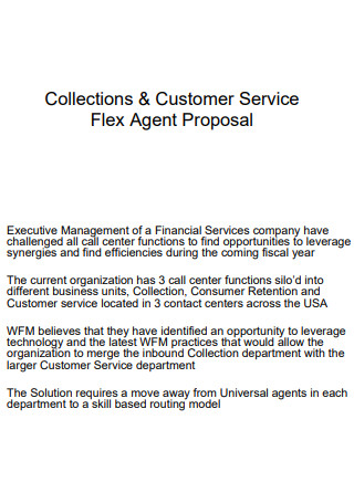Customer Service Agent Proposal