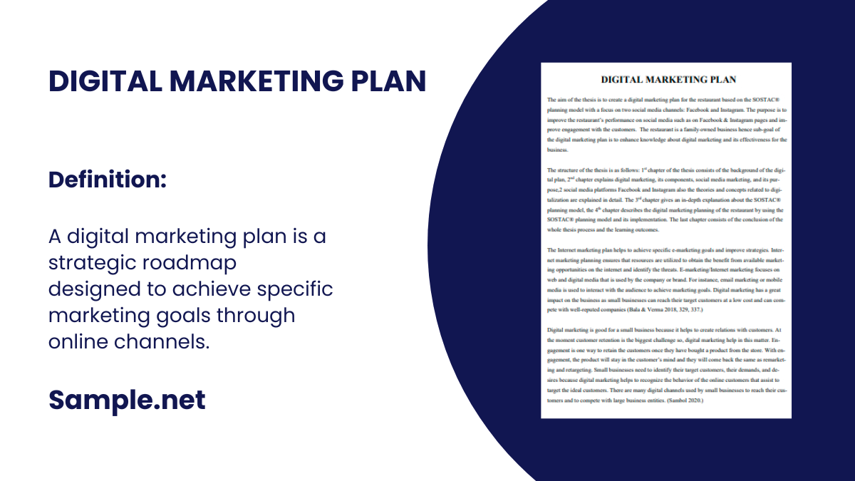 Digital Marketing Plan