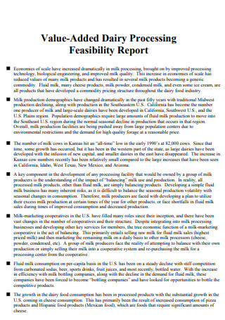 Fluid Product Feasibility Report