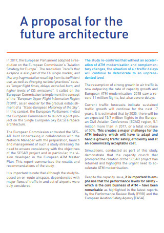 Future Architectural Proposal