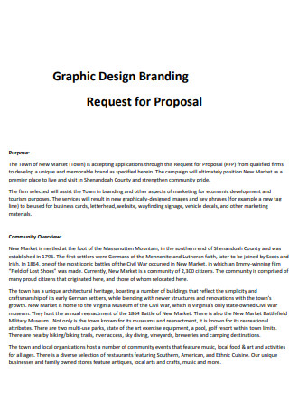 Graphic Design Branding Request for Proposal