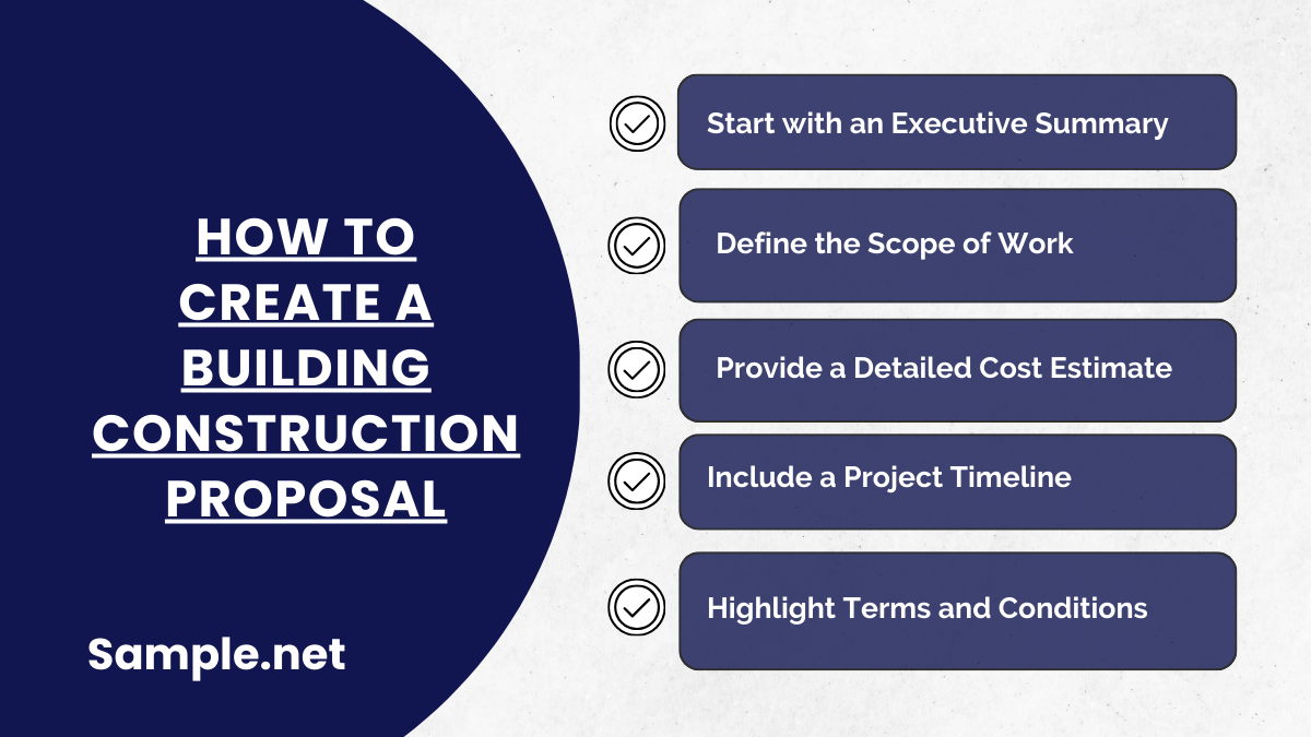 how to create a building construction proposal