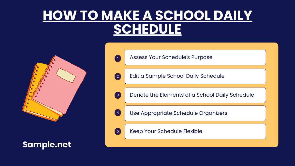 How to Make a Reliable School Daily Schedule