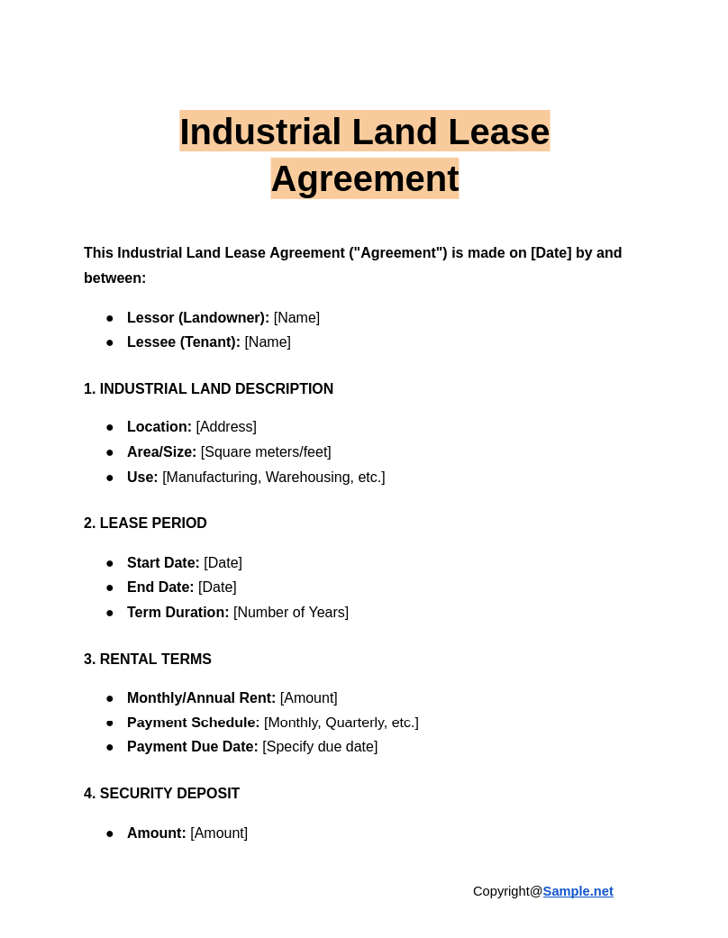 Industrial Land Lease Agreement Google Docs 12 12 2024 04 03 PM