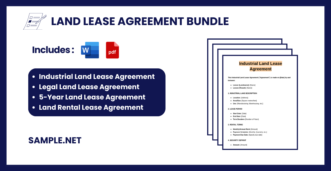 land lease agreement bundle