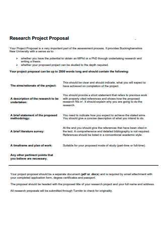 Research Project Proposal in PDF