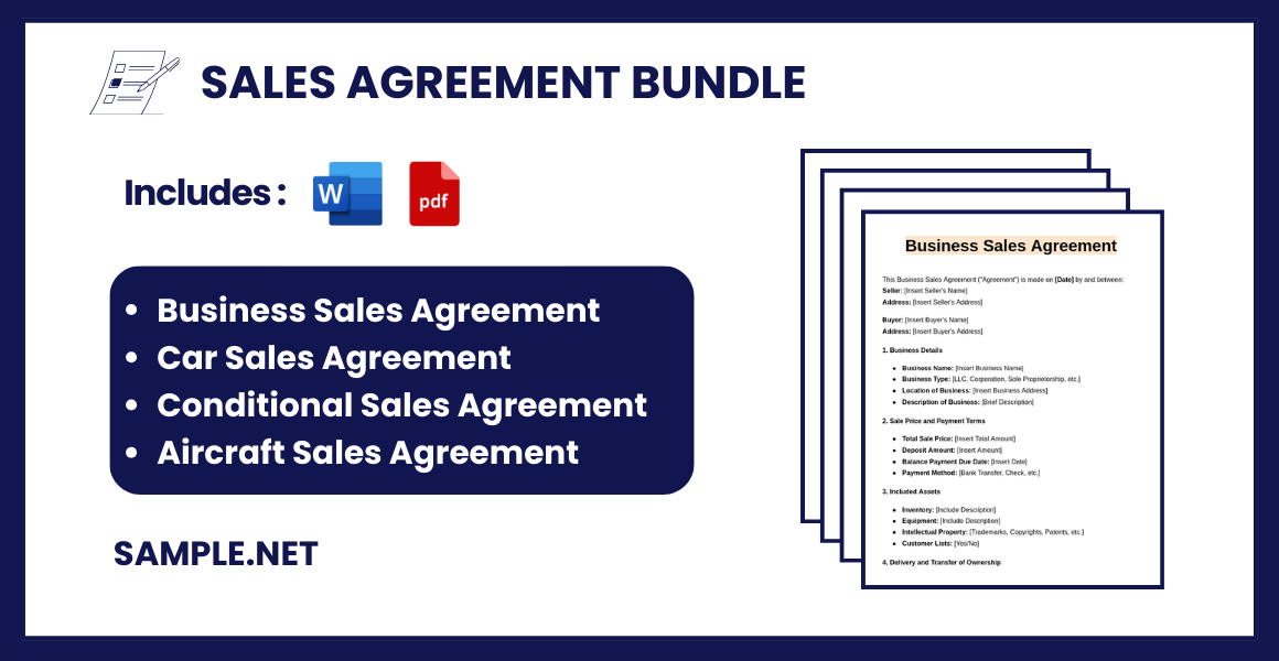 sales agreement bundle