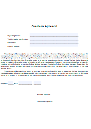 Simple Compliance Agreement