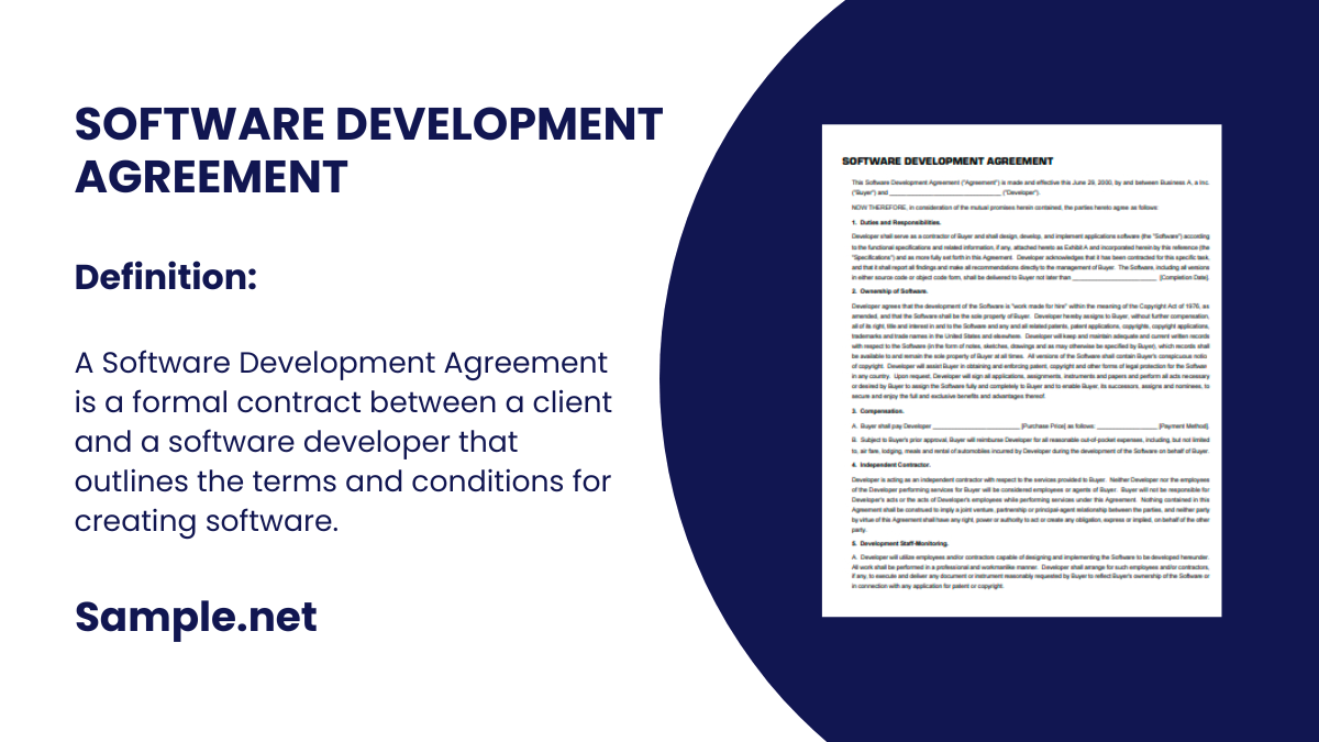 software development agreement