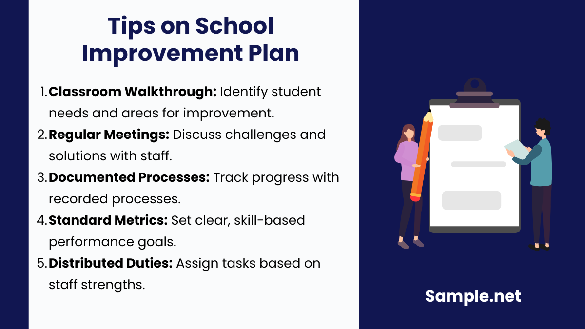 Tips on School Improvement Plan