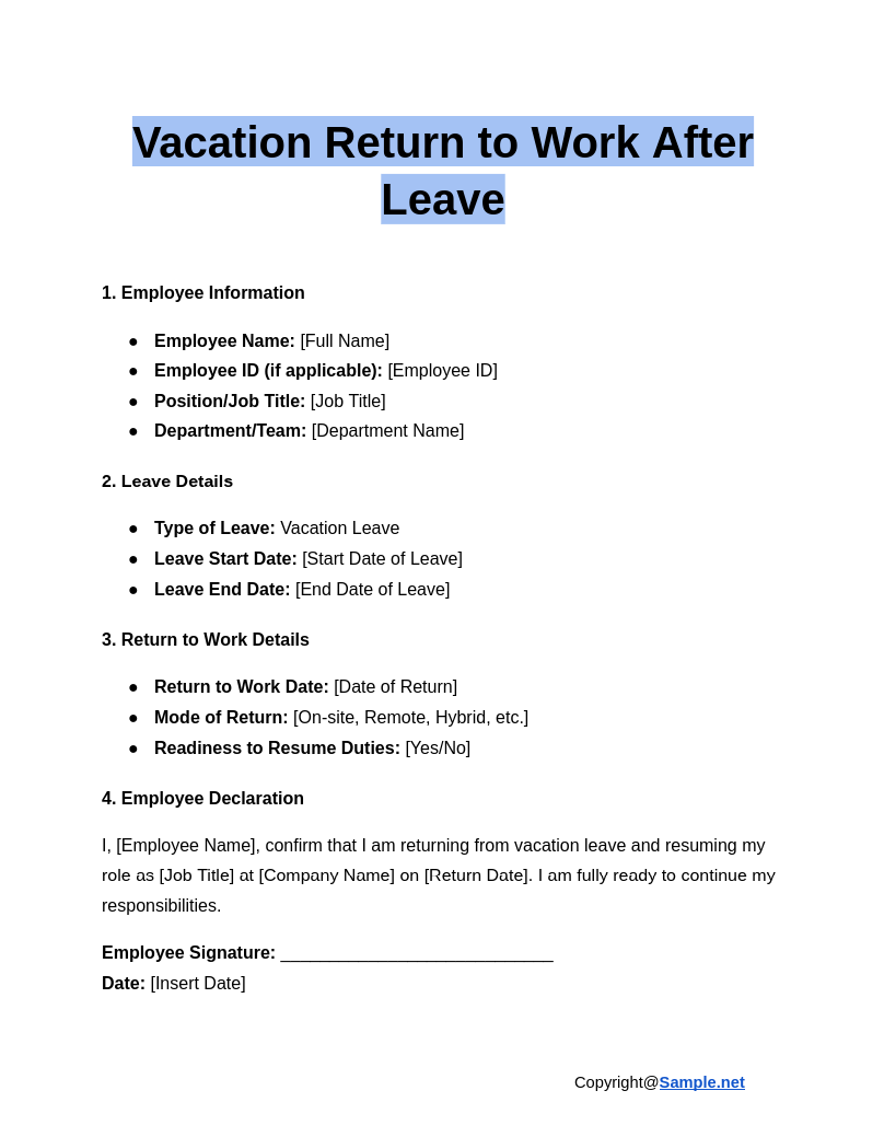 Vacation Return to Work After Leave Google Docs 12 12 2024 03 59 PM