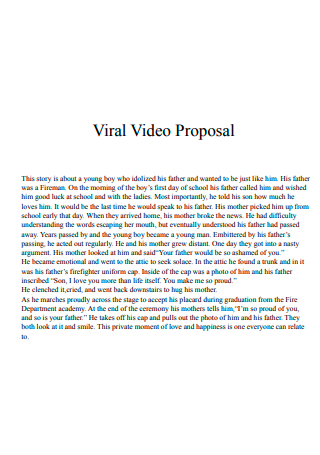 Viral Video Proposal