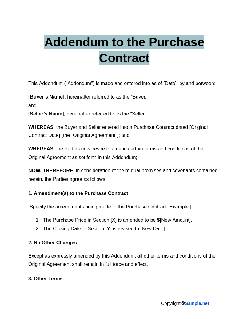 Addendum to the Purchase Contract Google Docs 12 31 2024 11 11 AM